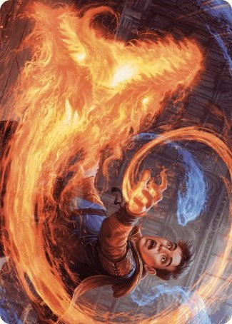 {A} Frantic Firebolt Art Card [Wilds of Eldraine Art Series][AWOE 016]