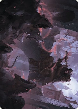 {A} Gnawing Crescendo Art Card [Wilds of Eldraine Art Series][AWOE 017]