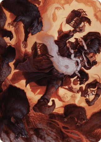 {A} Tattered Ratter Art Card [Wilds of Eldraine Art Series][AWOE 020]