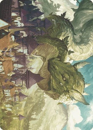 {A} Beanstalk Wurm Art Card [Wilds of Eldraine Art Series][AWOE 023]