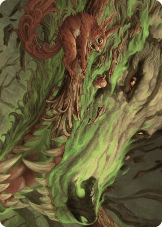 {A} Leaping Ambush Art Card [Wilds of Eldraine Art Series][AWOE 026]