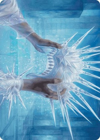{A} Hylda's Crown of Winter Art Card [Wilds of Eldraine Art Series][AWOE 043]