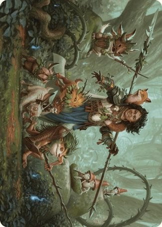 {A} Ellivere of the Wild Court Art Card [Wilds of Eldraine Art Series][AWOE 049]