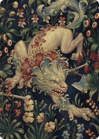 {A} Beast Token Art Card [Wilds of Eldraine Art Series][AWOE 056]