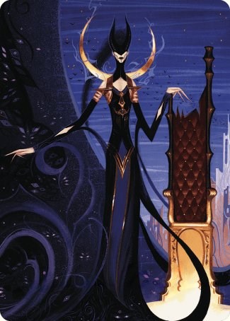 {A} Ashiok, Wicked Manipulator Art Card (57/81) [Wilds of Eldraine Art Series][AWOE 057]