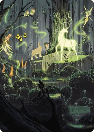 {A} Primal Vigor Art Card [Wilds of Eldraine Art Series][AWOE 074]