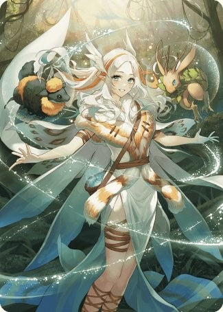{A} Greater Auramancy Anime Art Card [Wilds of Eldraine Art Series][AWOE 076]