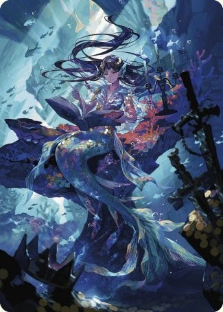 {A} Rhystic Study Art Card [Wilds of Eldraine Art Series][AWOE 079]