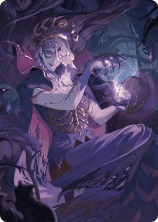 {A} Necropotence Art Card [Wilds of Eldraine Art Series][AWOE 080]