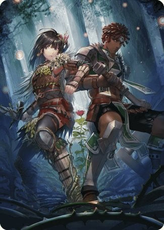 {A} Defense of the Heart Art Card [Wilds of Eldraine Art Series][AWOE 081]