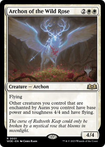 {@R} Archon of the Wild Rose (Promo Pack) [Wilds of Eldraine Promos][PP WOE 001]