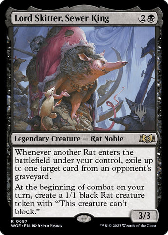 {@R} Lord Skitter, Sewer King (Promo Pack) [Wilds of Eldraine Promos][PP WOE 097]