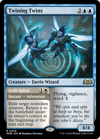 {@R} Twining Twins // Swift Spiral (Promo Pack) [Wilds of Eldraine Promos][PP WOE 240]