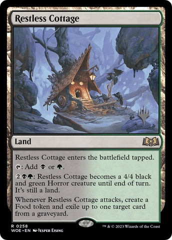 {@R} Restless Cottage (Promo Pack) [Wilds of Eldraine Promos][PP WOE 258]