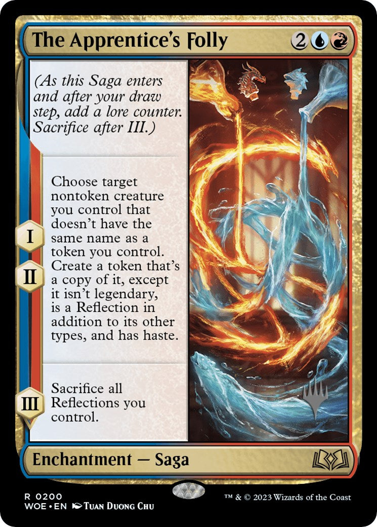 {@R} The Apprentice's Folly (Promo Pack) [Wilds of Eldraine Promos][PP WOE 200]