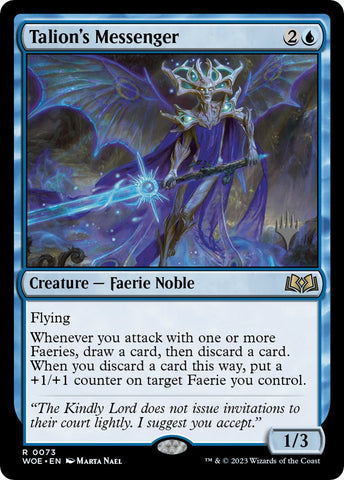 {@R} Talion's Messenger (Promo Pack) [Wilds of Eldraine Promos][PP WOE 073]