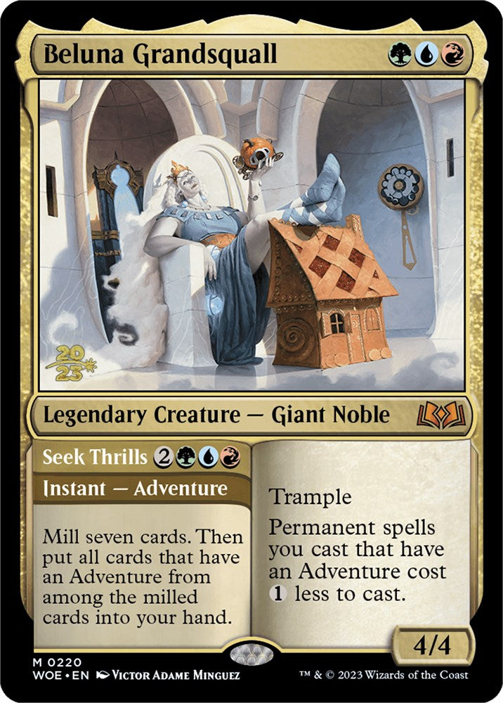 {@R} Beluna Grandsquall // Seek Thrills [Wilds of Eldraine Prerelease Promos][PR WOE 220]