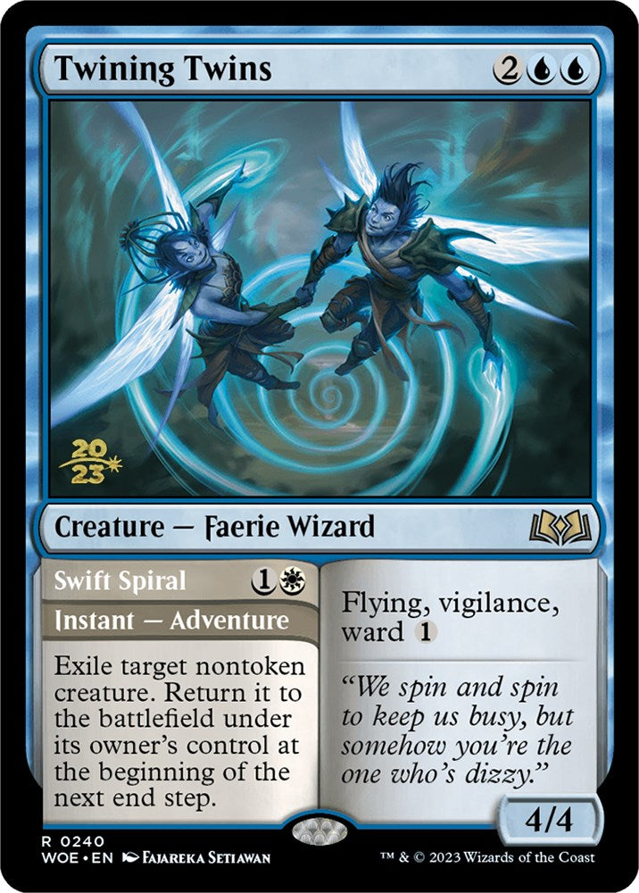 {@R} Twining Twins // Swift Spiral [Wilds of Eldraine Prerelease Promos][PR WOE 240]
