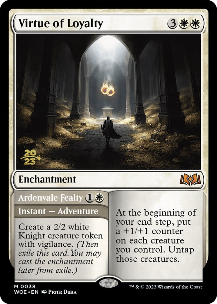 {@R} Virtue of Loyalty // Ardenvale Fealty [Wilds of Eldraine Prerelease Promos][PR WOE 038]