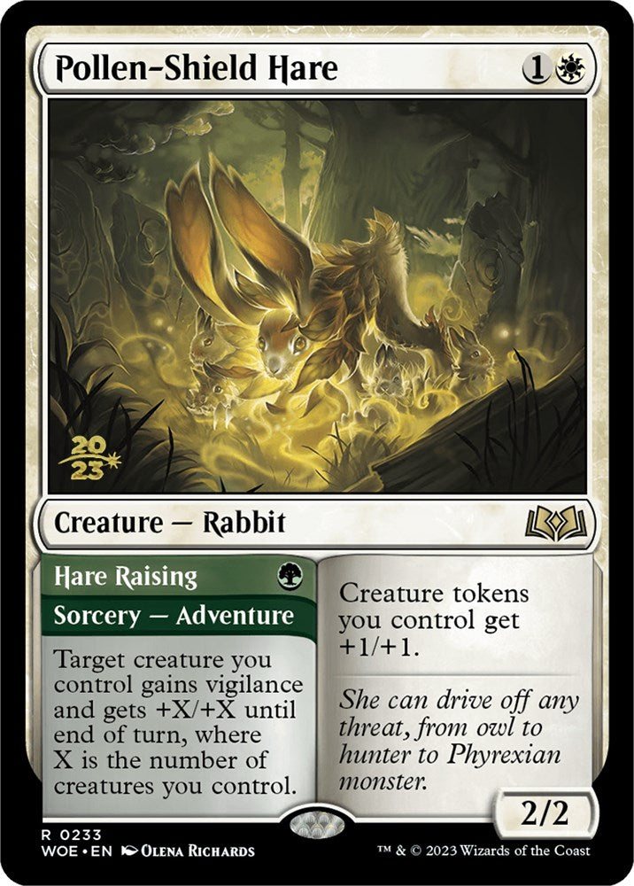 {@R} Pollen-Shield Hare // Hare Raising (Promo Pack) [Wilds of Eldraine Promos][PP WOE 233]