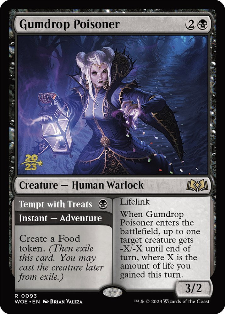{@R} Gumdrop Poisoner // Tempt with Treats [Wilds of Eldraine Prerelease Promos][PR WOE 093]