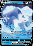 [PKM-R] Alolan Vulpix V (033/195) (Holiday Calendar) [Sword & Shield: Silver Tempest]