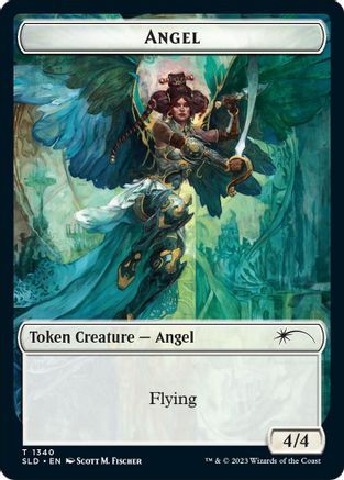 {C} Angel (SLD) // Soldier (CMR) Double-sided Token [Secret Lair Drop Series] [SLD 1340 // 2]