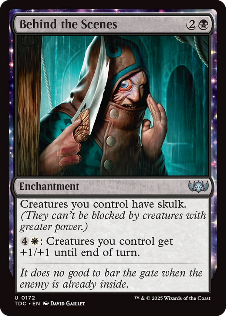 {C} Behind the Scenes [Tarkir: Dragonstorm Commander][TDC 172]