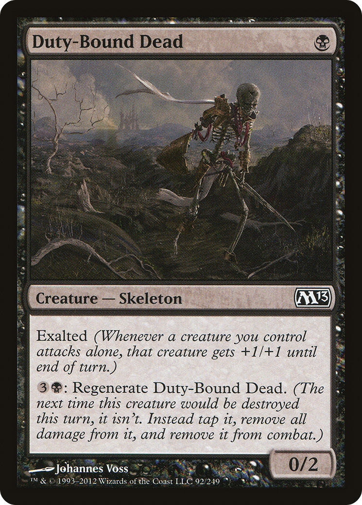 {C} Duty-Bound Dead [Magic 2013][M13 092]