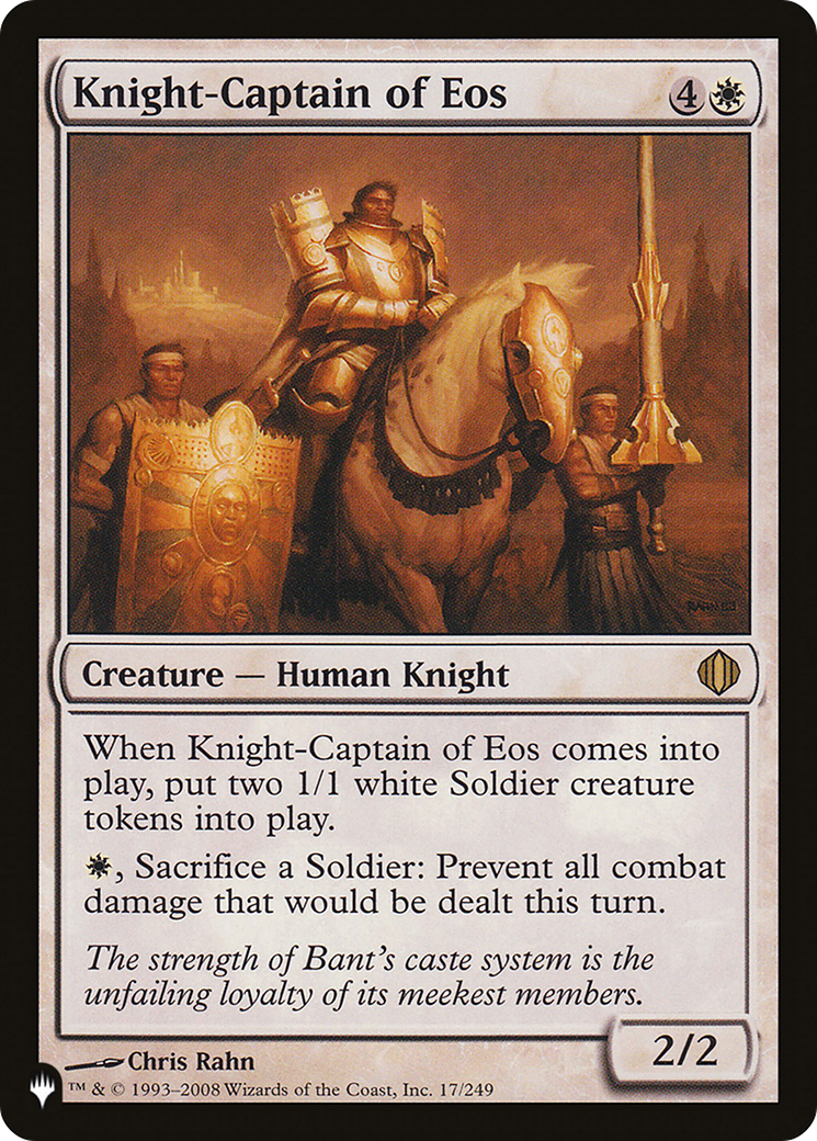 Knight-Captain of Eos [LIST 17/249]