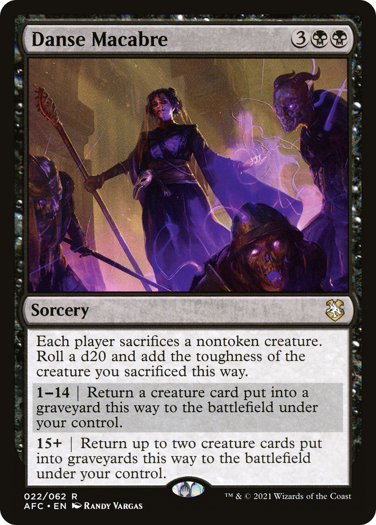 {R} Danse Macabre [Dungeons & Dragons: Adventures in the Forgotten Realms Commander][AFC 022]
