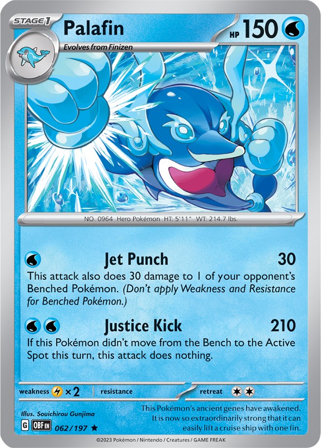 [PKM-R] Palafin (062/197) (Theme Deck Exclusive) [Scarlet & Violet: Obsidian Flame]
