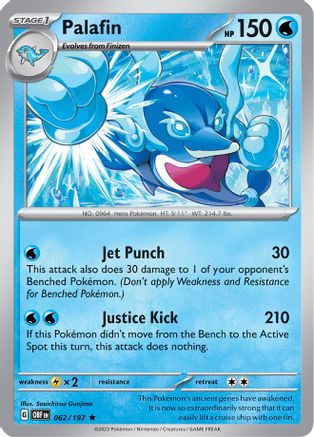[PKM] Palafin (062/197) (Theme Deck Exclusive) [Scarlet & Violet: Obsidian Flame]