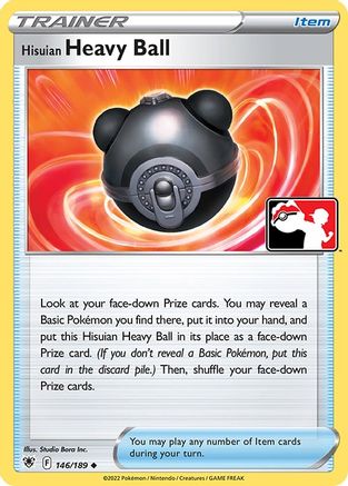 [PKM] Hisuian Heavy Ball (146) [Prize Pack Series Cards]