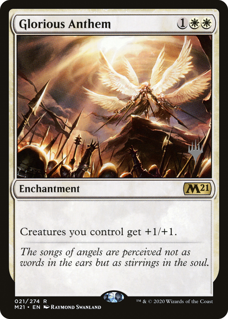 {R} Glorious Anthem (Promo Pack) [Core Set 2021 Promos][PP M21 021]