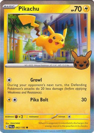 [PKM] Pikachu (062/193) [Trick or Trade 2023]