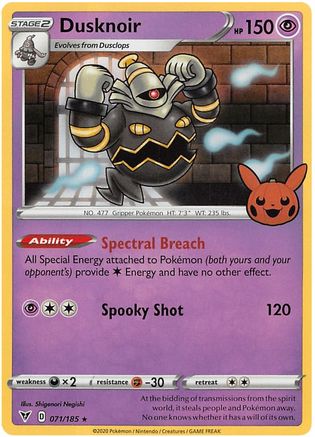 [PKM-R] Dusknoir (071/185) [Trick or Trade 2023]