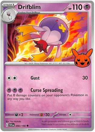 [PKM-R] Drifblim (090/198) [Trick or Trade 2023]