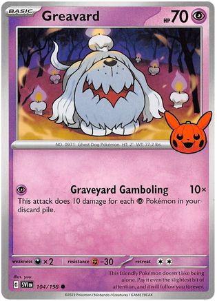 [PKM-R] Greavard (104/198) [Trick or Trade 2023]