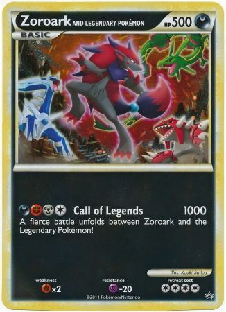 [JUM PKM-R] Zoroark and Legendary Pokemon (Jumbo Card) [Miscellaneous Cards & Products]