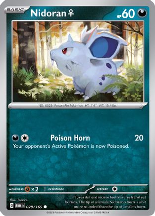 [PKM] Nidoran F (029/165) [Scarlet & Violet: 151]