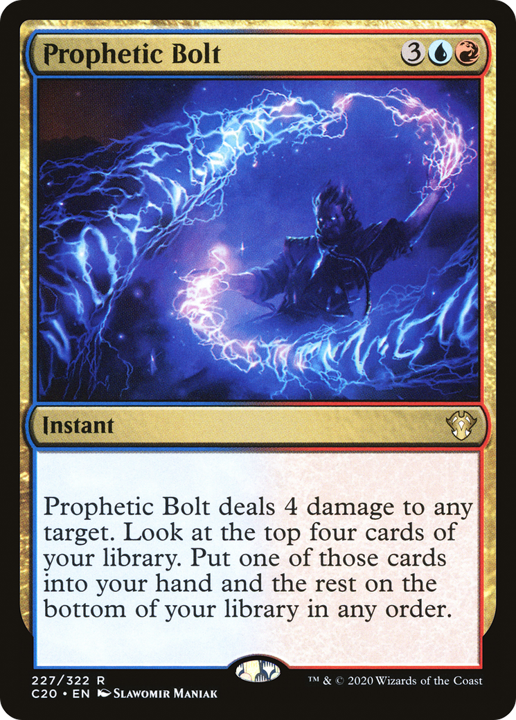 {R} Prophetic Bolt [Commander 2020][C20 227]