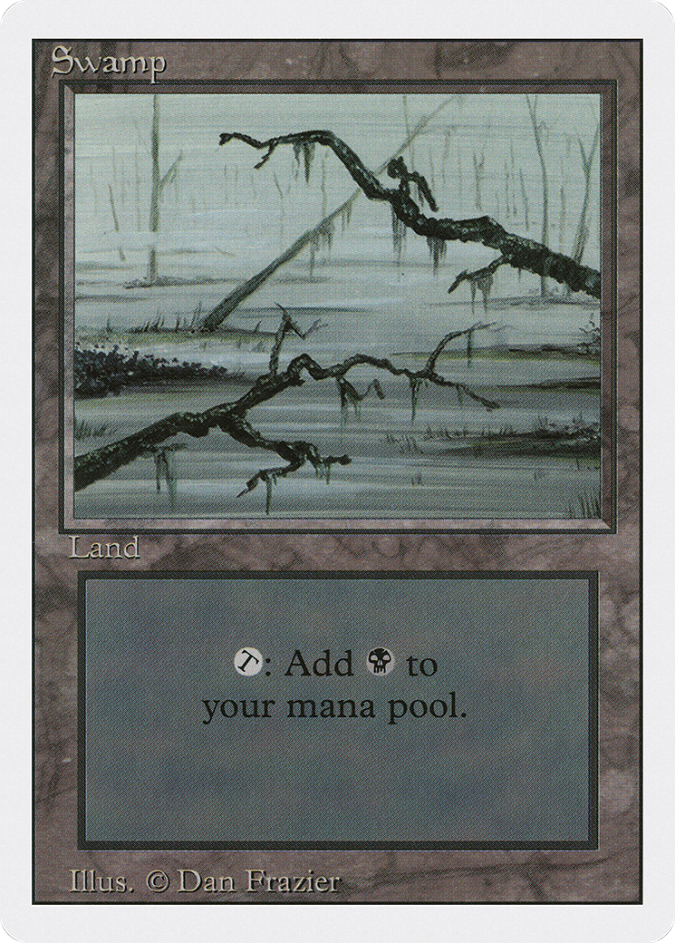 {B}[3ED 300] Swamp (300) [Revised Edition]