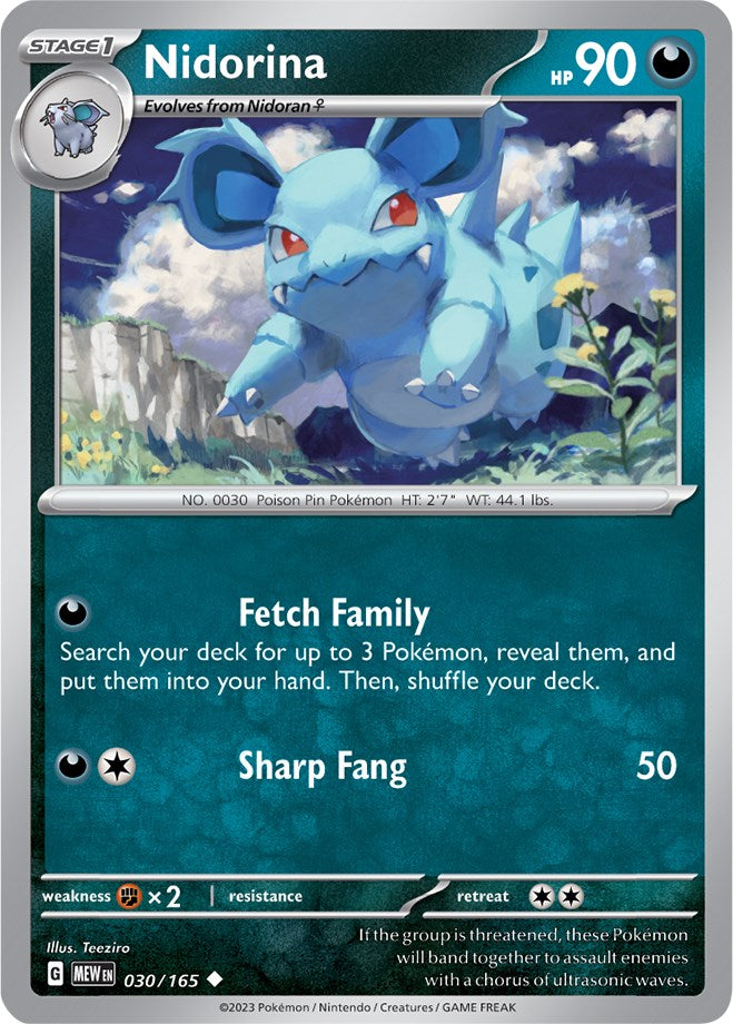 [PKM-C] Nidorina (030/165) [Scarlet & Violet: 151]