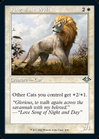 {C} King of the Pride (Retro Foil Etched) [Modern Horizons 2][RF ET MH1 004]