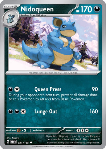 [PKM-C] Nidoqueen (031/165) [Scarlet & Violet: 151]