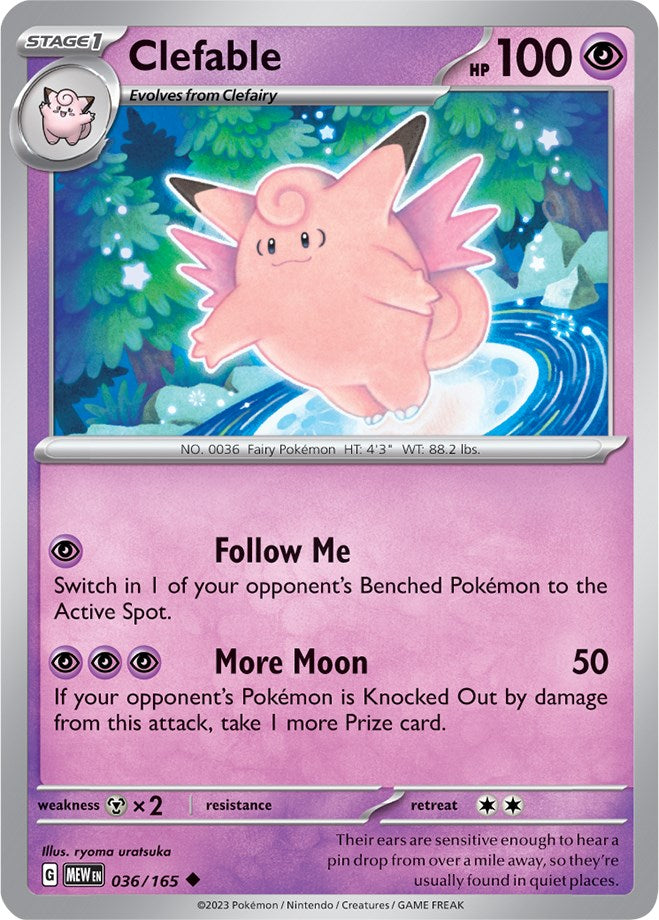[PKM-C] Clefable (036/165) [Scarlet & Violet: 151]