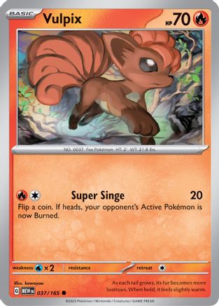 [PKM] Vulpix (037/165) [Scarlet & Violet: 151]