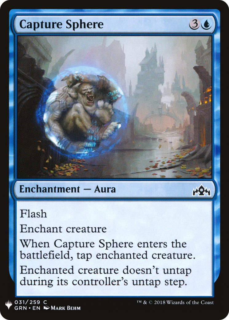 {C} Capture Sphere [Mystery Booster][LS GRN 031]