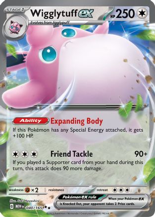 [PKM-R] Wigglytuff ex (040/165) [Scarlet & Violet: 151]